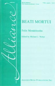 Beati Mortui TTBB choral sheet music cover Thumbnail